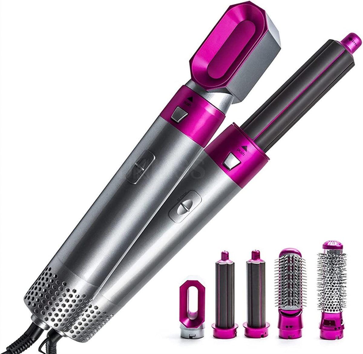 5-in-1 Hot Air Hair Styler β Volumizer, Straightener & Curler
