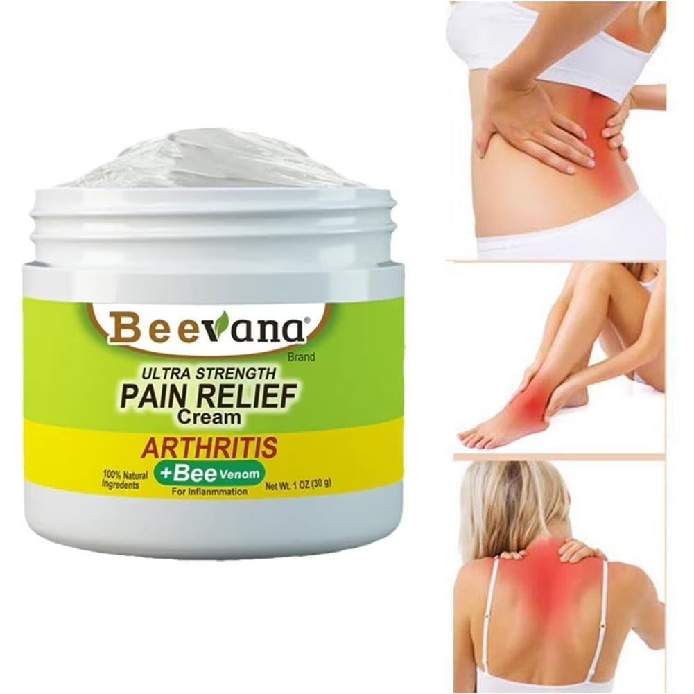 Beevana Ultra Strength Pain Relief Cream – Bee Venom Formula, 30g