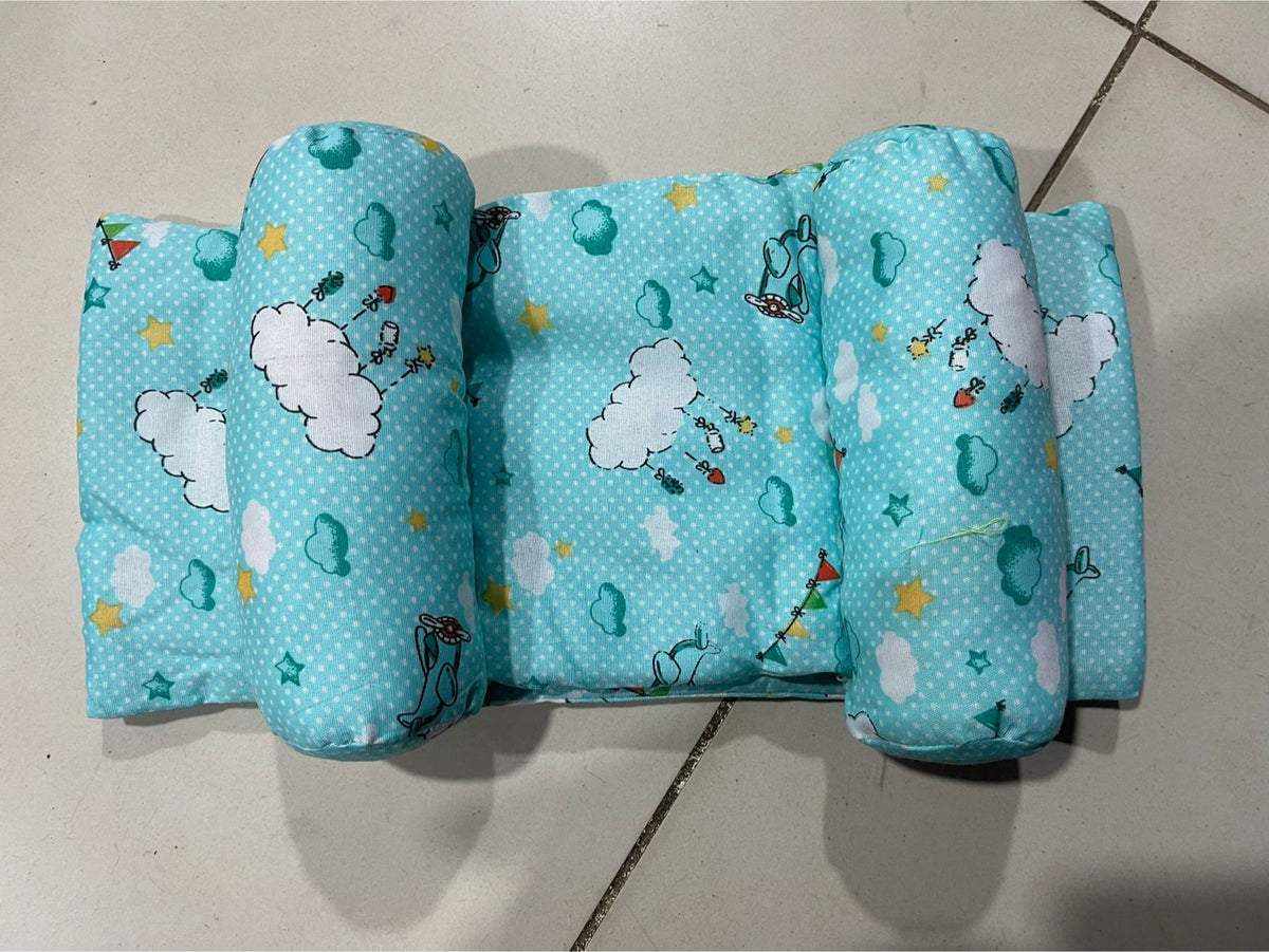 Newborn Baby Head Shaping Pillow – Soft, Breathable & Portable Infant Cushion