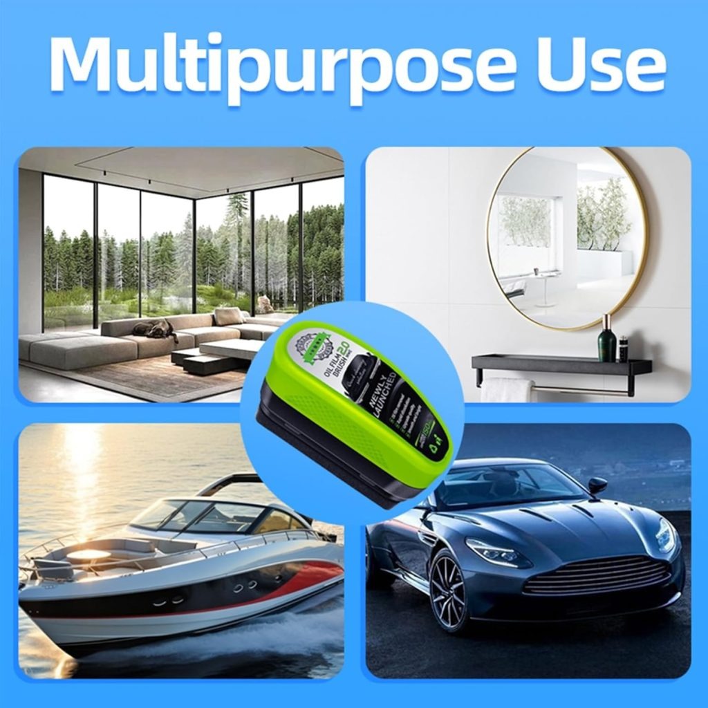 Universal Glass Cleaner – 120ml Water-Repellent Windshield & Mirror Cleaner