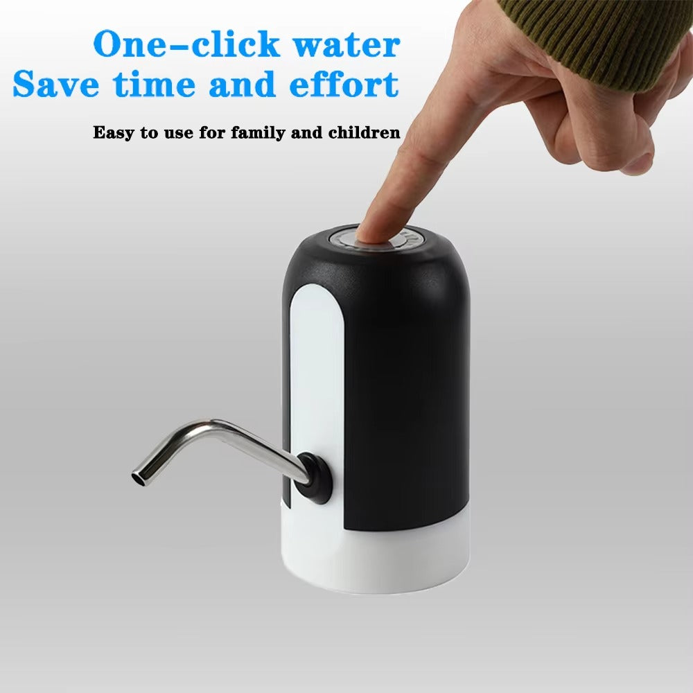 USB Rechargeable Water Bottle Pump – Automatic One-Touch Water Dispenser