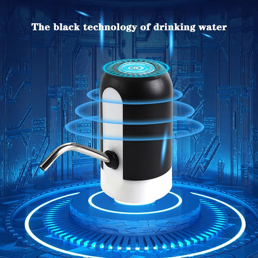 USB Rechargeable Water Bottle Pump – Automatic One-Touch Water Dispenser