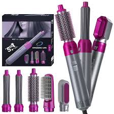 5-in-1 Hot Air Hair Styler – Volumizer, Straightener & Curler