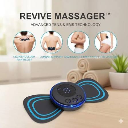 EMS Butterfly Neck & Foot Massager – Rechargeable Muscle Stimulator