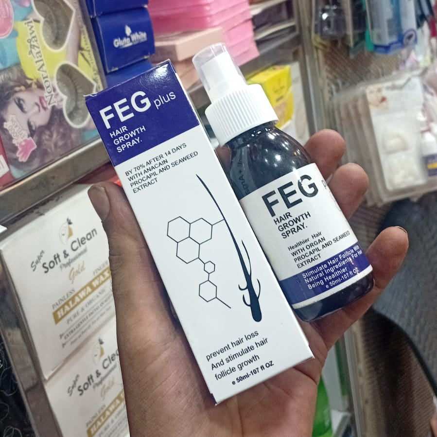 FEG Plus Hair Growth Spray – 50ml | Hair Fall Care & Hair Nourishment