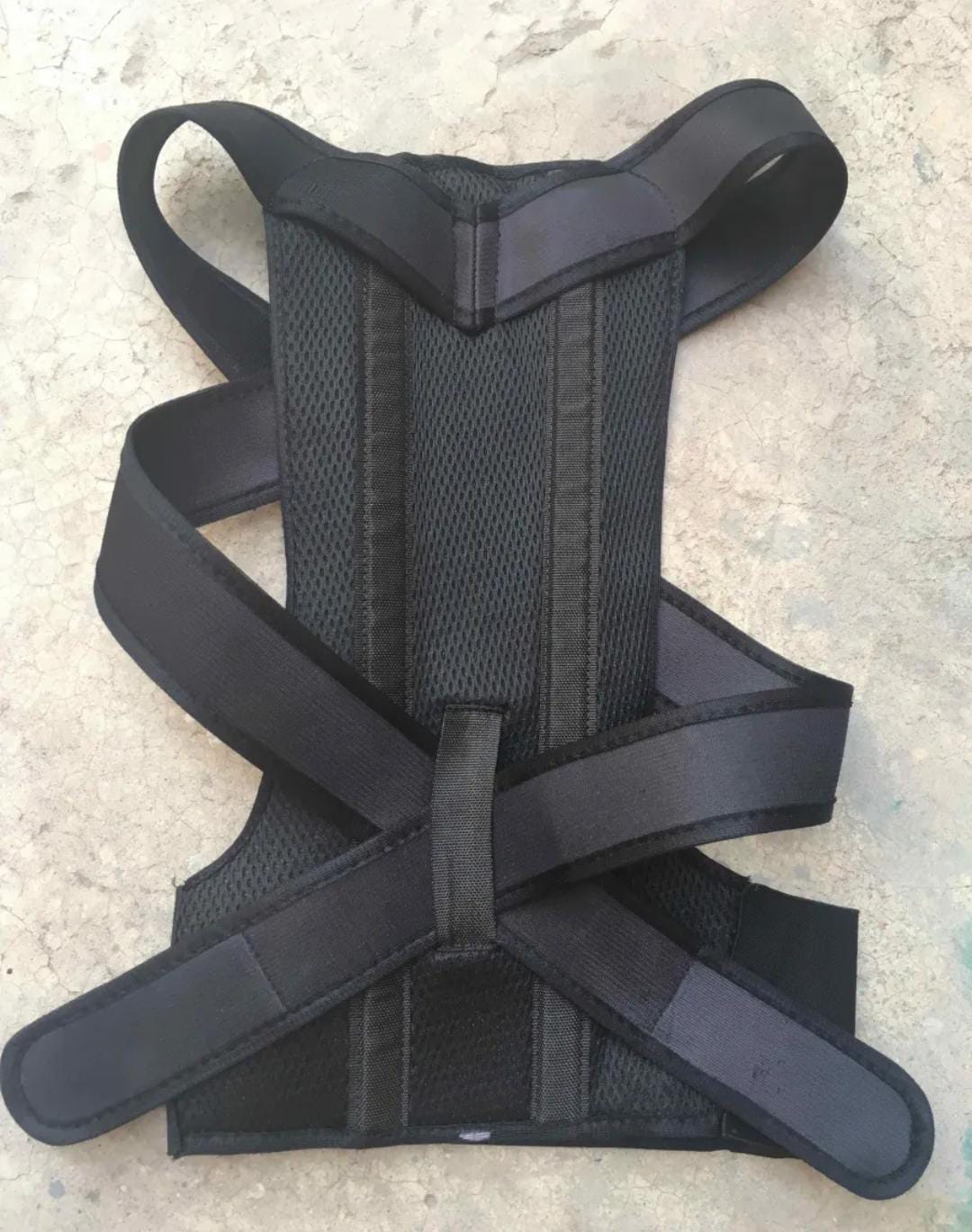 Adjustable Back Support Belt – Posture Corrector with Shoulder & Spine Support, Large