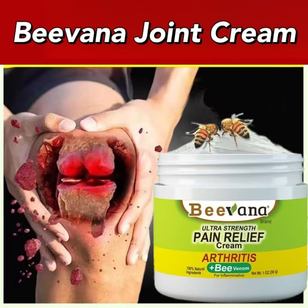 Beevana Ultra Strength Pain Relief Cream – Bee Venom Formula, 30g